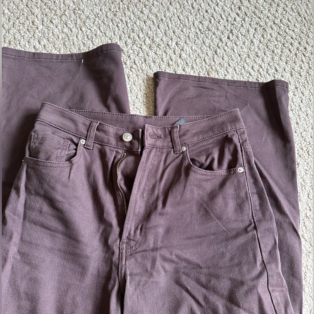 H&M wide leg tiller pants